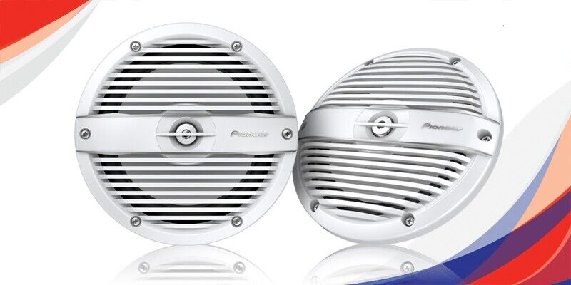 Pioneer TS-ME770FC 7.7"w/Free UDME770LED- Marine Speakers Classic Grille & LED